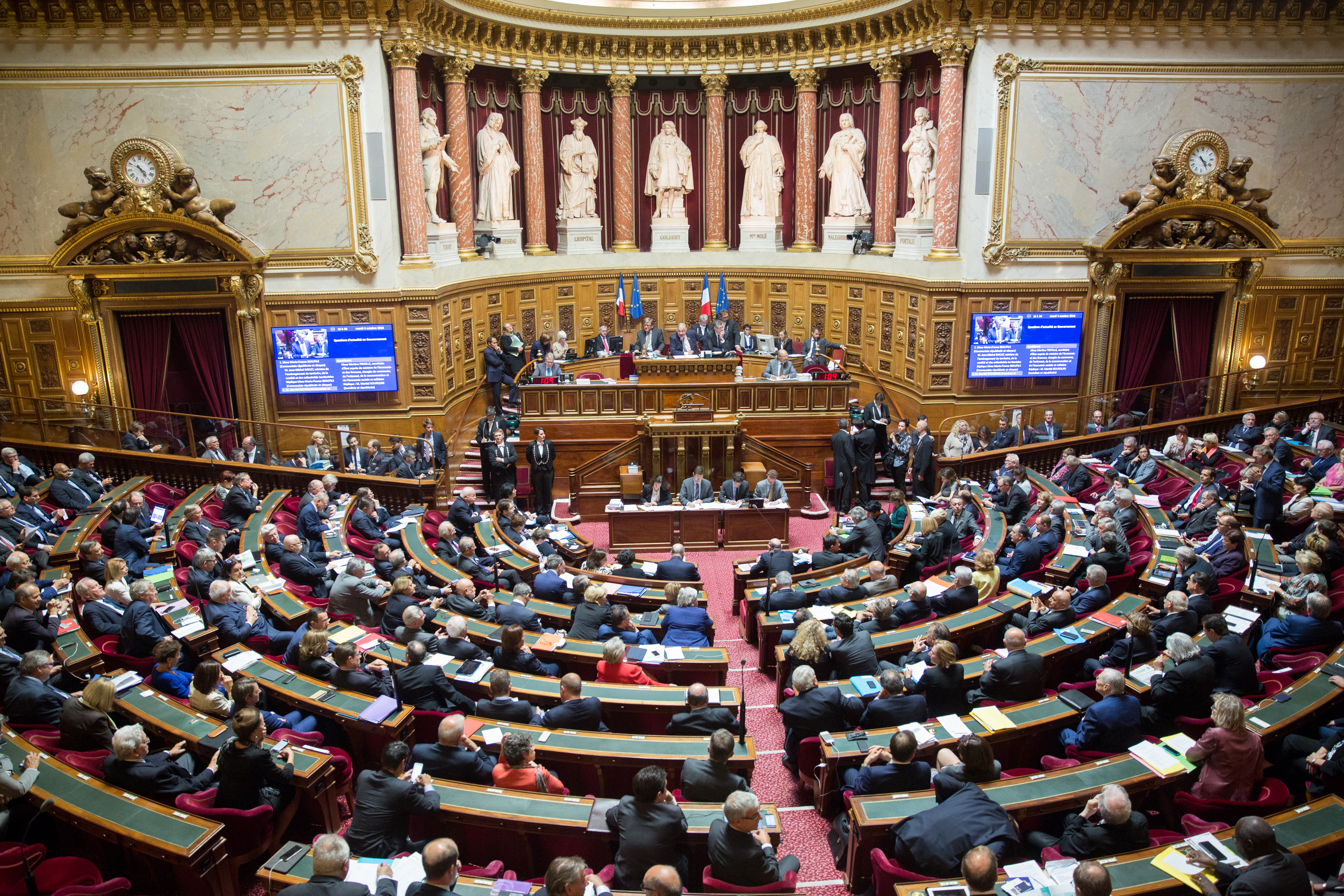 L'hémicycle du Sénat (c) Sénat